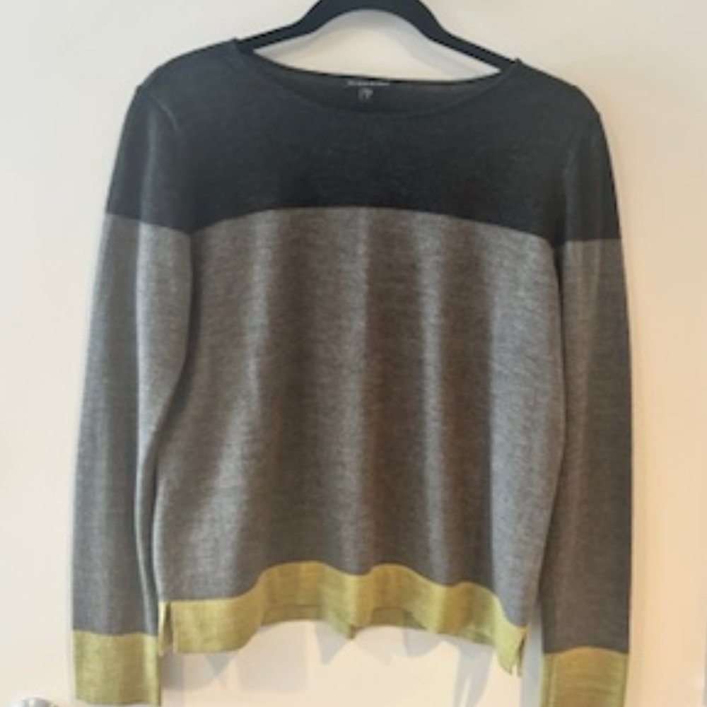 Eileen Fisher Color Block Sweater With Matching S… - image 2